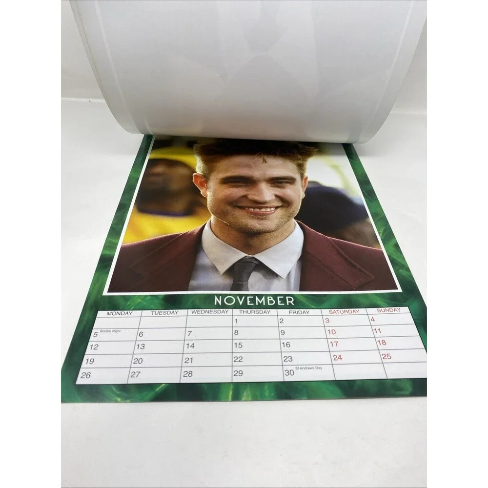 Robert Pattinson 2012 Mega Wall Calendar Oversized 17